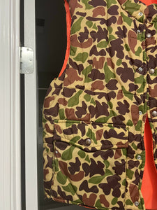 Duck Camo orange vest (M)