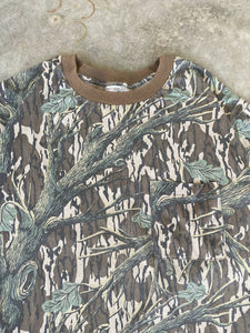 Vintage Mossy Oak Treestand Camo T-Shirt (XL)🇺🇸