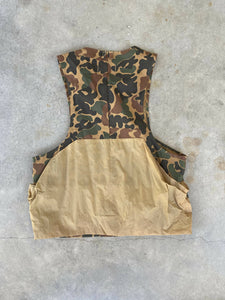 Vintage Sears Duck Camo Vest Large