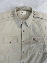 Load image into Gallery viewer, Vintage Duxbak Quail Embroidered Button Up