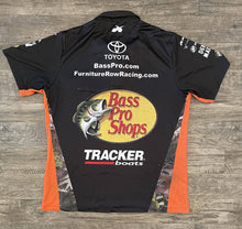 Load image into Gallery viewer, NASCAR Martin Truex Jr. / BASS PRO SHOPS / True Timber Camo Race-Used Pit Crew Shirt LARGE