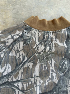 Vintage Mossy Oak Treestand Camo Bomber Jacket (XL)🇺🇸