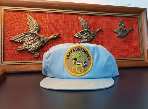 DUCKS UNLIMITED Baby Blue Hat.