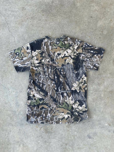 Vintage Mossy Oak Break Up Camo T-Shirt (M)