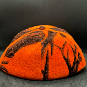 Mossy Oak Treestand Blaze Orange Earflap Hat