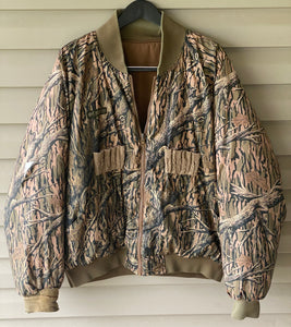 Columbia Mossy Oak Reversible Bomber Jacket (XL)