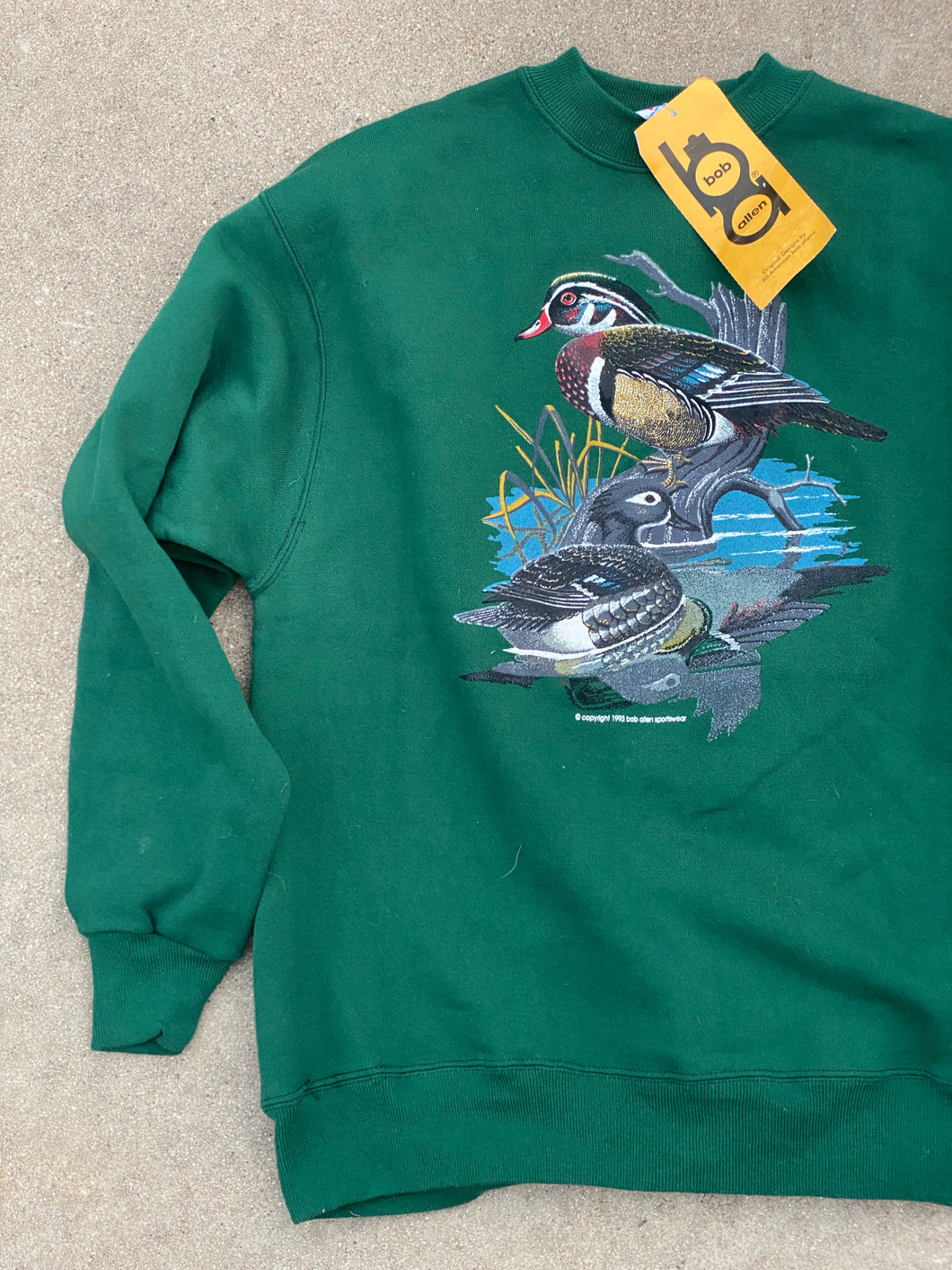 Bob Allen Wood Duck Sweatshirt (L)🇺🇸