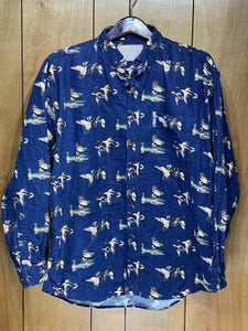 Wood Duck Mallard Print Shirt (L)