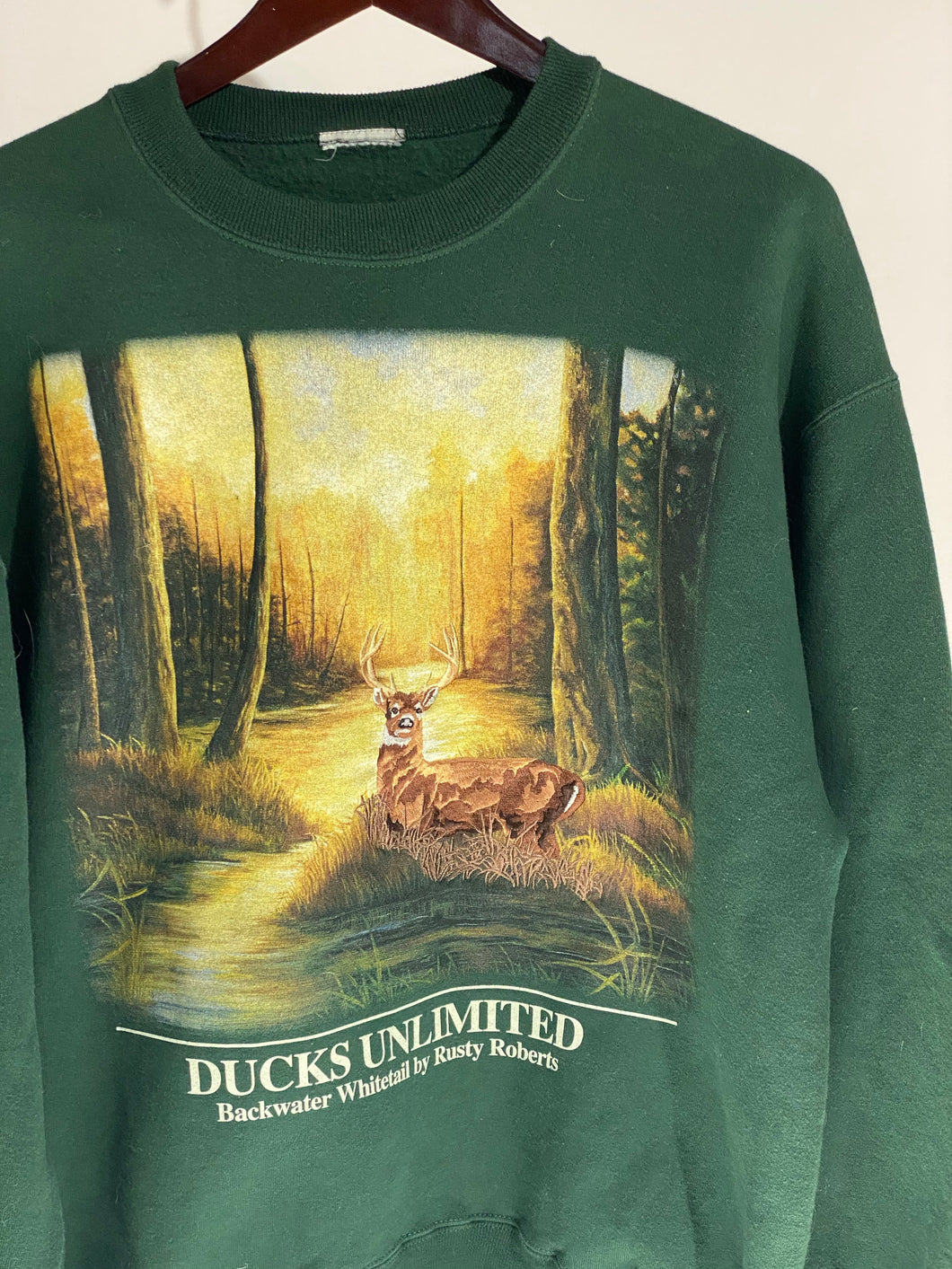 “Backwater Whitetail” Ducks Unlimited Sweatshirt (L)