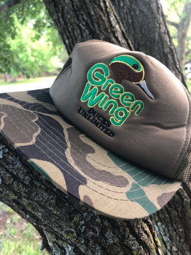 Ducks Unlimited Green Wing Snapback