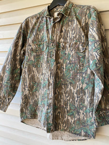 Mossy Oak Denim Greenleaf Shirt (L) and Pants (36x34)