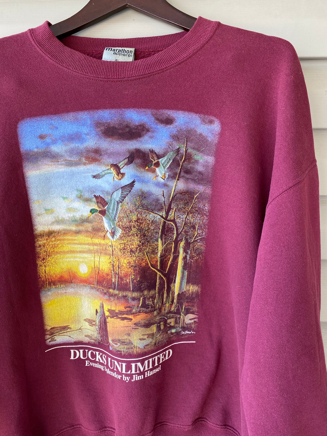 Evening Splendor Ducks Unlimited Sweatshirt (XL)