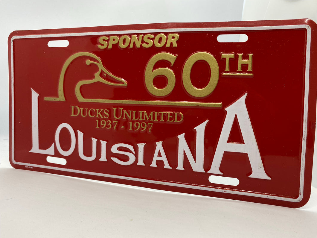1997 Ducks Unlimited Louisiana Sponsor Plate
