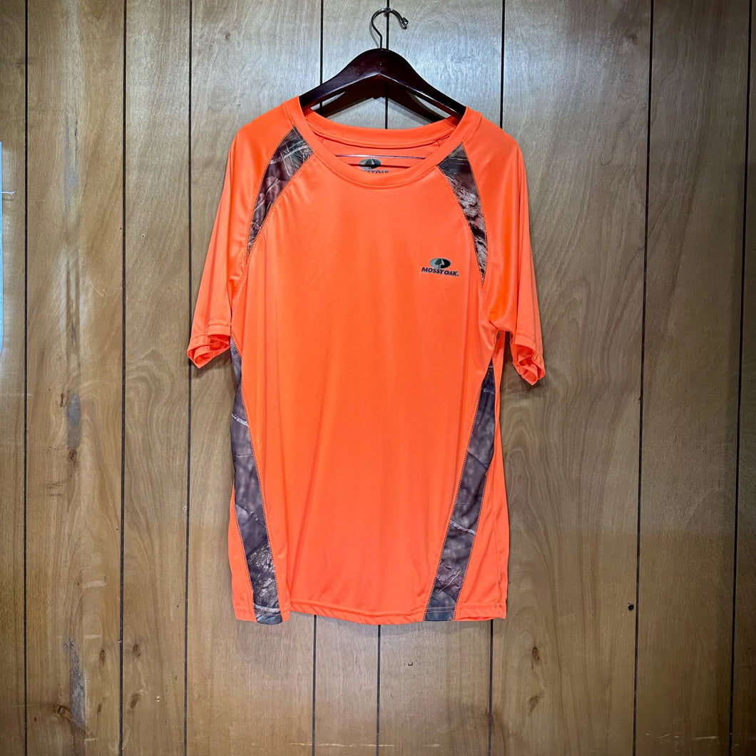 Mossy Oak Break-Up Activewear Blaze Orange Shirt (XL)