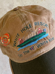 White Hole Resort Waxed Hat with Pin