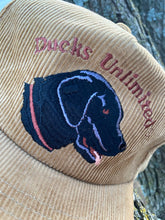 Load image into Gallery viewer, Ducks Unlimited Black Lab Corduroy Snapback