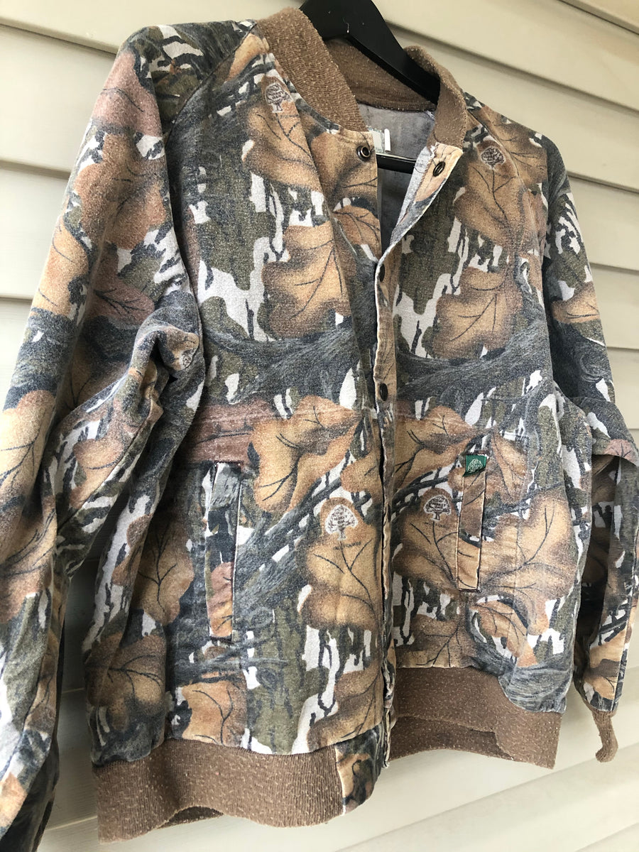 Mossy Oak Fall Foliage Bomber Jacket (XL) – Camoretro