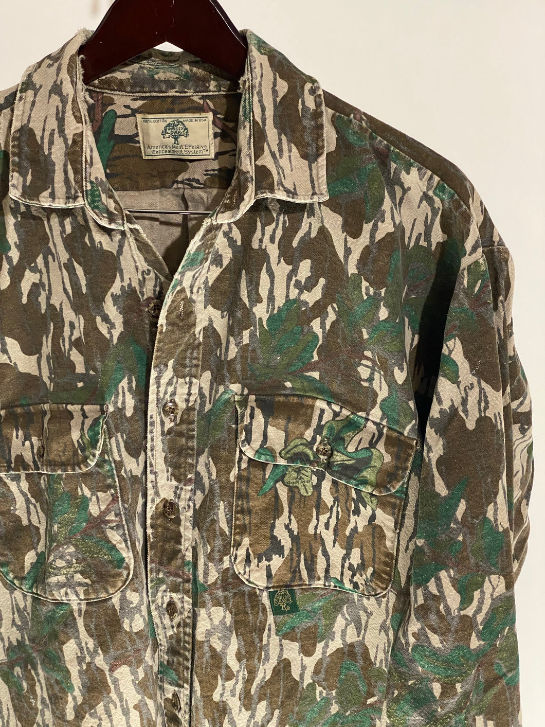 Mossy Oak Greenleaf Chamois Shirt (XL/XXL)