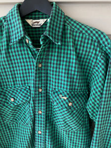 Duxbak Green Plaid Shirt (L)