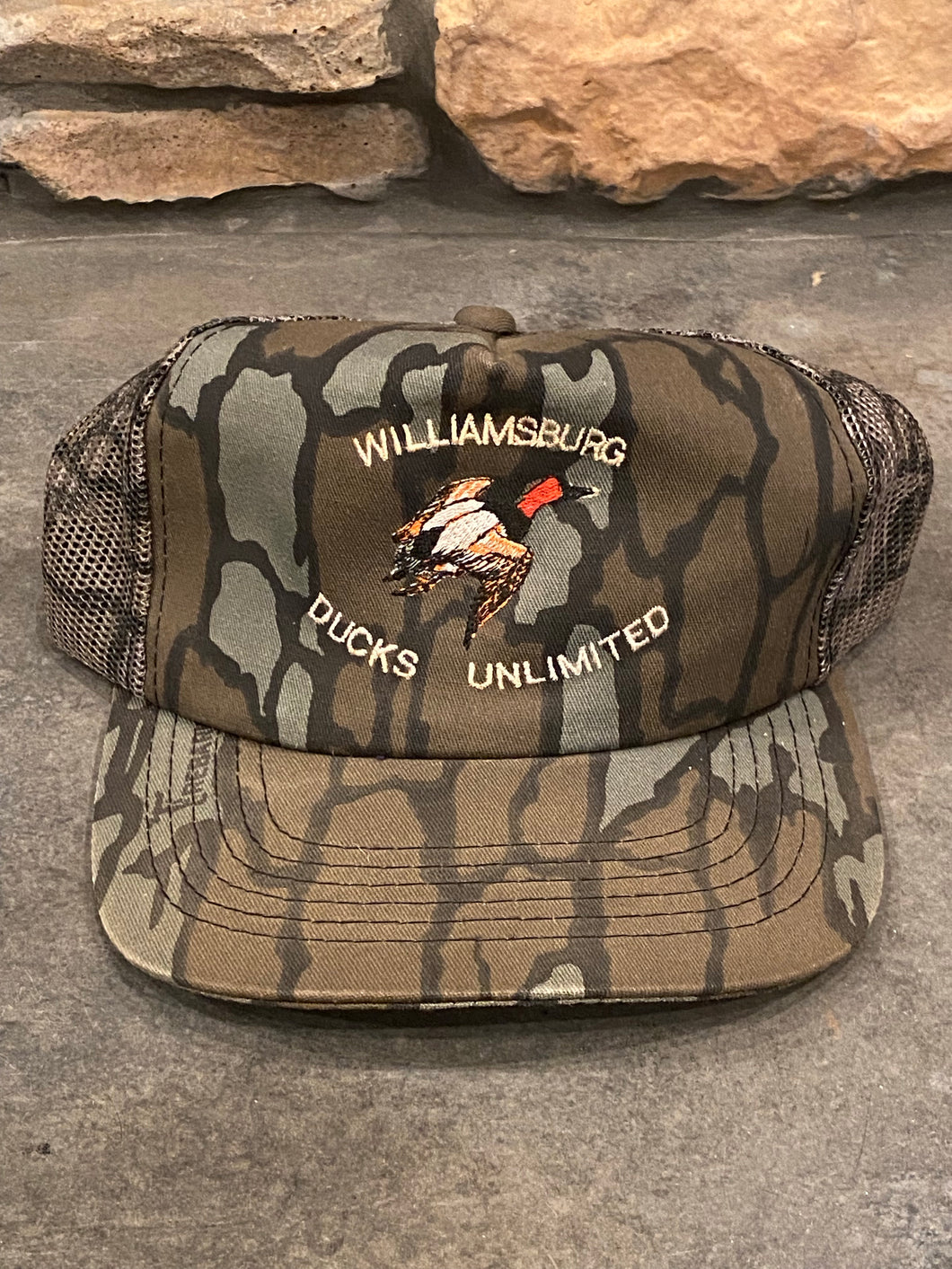 Williamsburg Ducks Unlimited Trebark Snapback🇺🇸