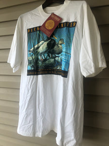 1986 DU Mallard Print Shirt (XL)