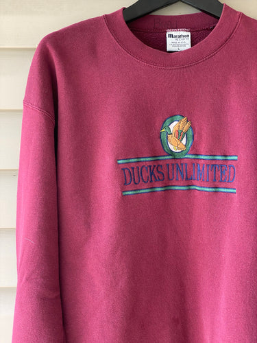 Ducks Unlimited Flaring Mallard Sweatshirt (L) 🇺🇸