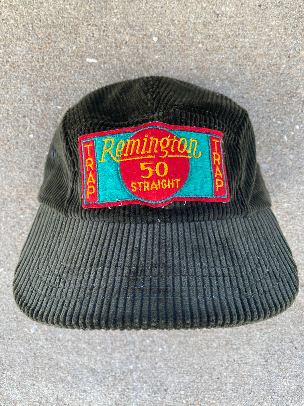 Duxbak Corduroy Remington 50 Trap Patch Hat