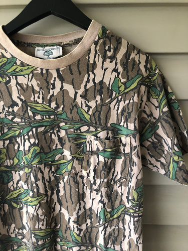 Mossy Oak Green Leaf Frocket Shirt (M/L)