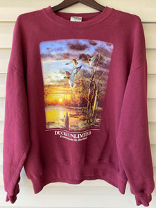 Evening Splendor Ducks Unlimited Sweatshirt (XL)