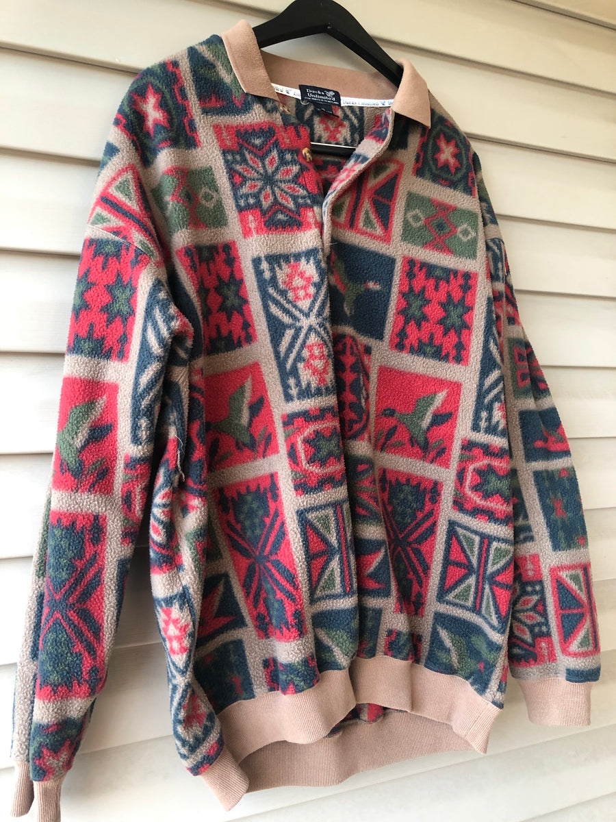 Ducks Unlimited Aztec Fleece (XL/XXL) – Camoretro