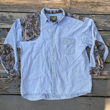 Load image into Gallery viewer, Scottish Greys Mossy Oak Treestand Shirt (XL)🇺🇸