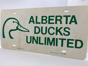 Alberta Ducks Unlimited Sponsor Plate