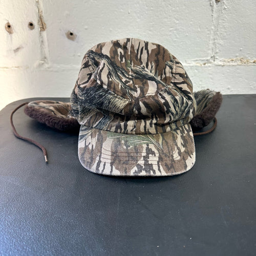 Mossy Oak Treestand Whitewater Thinsulate Trapper Hat (M)🇺🇸