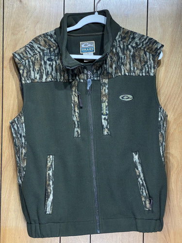 Drake Mossy Oak Bottomland Fleece Vest (S)