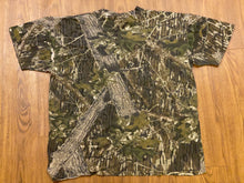 Load image into Gallery viewer, ‘03 Crow’s Neck Mossy Oak Shirt (XL)