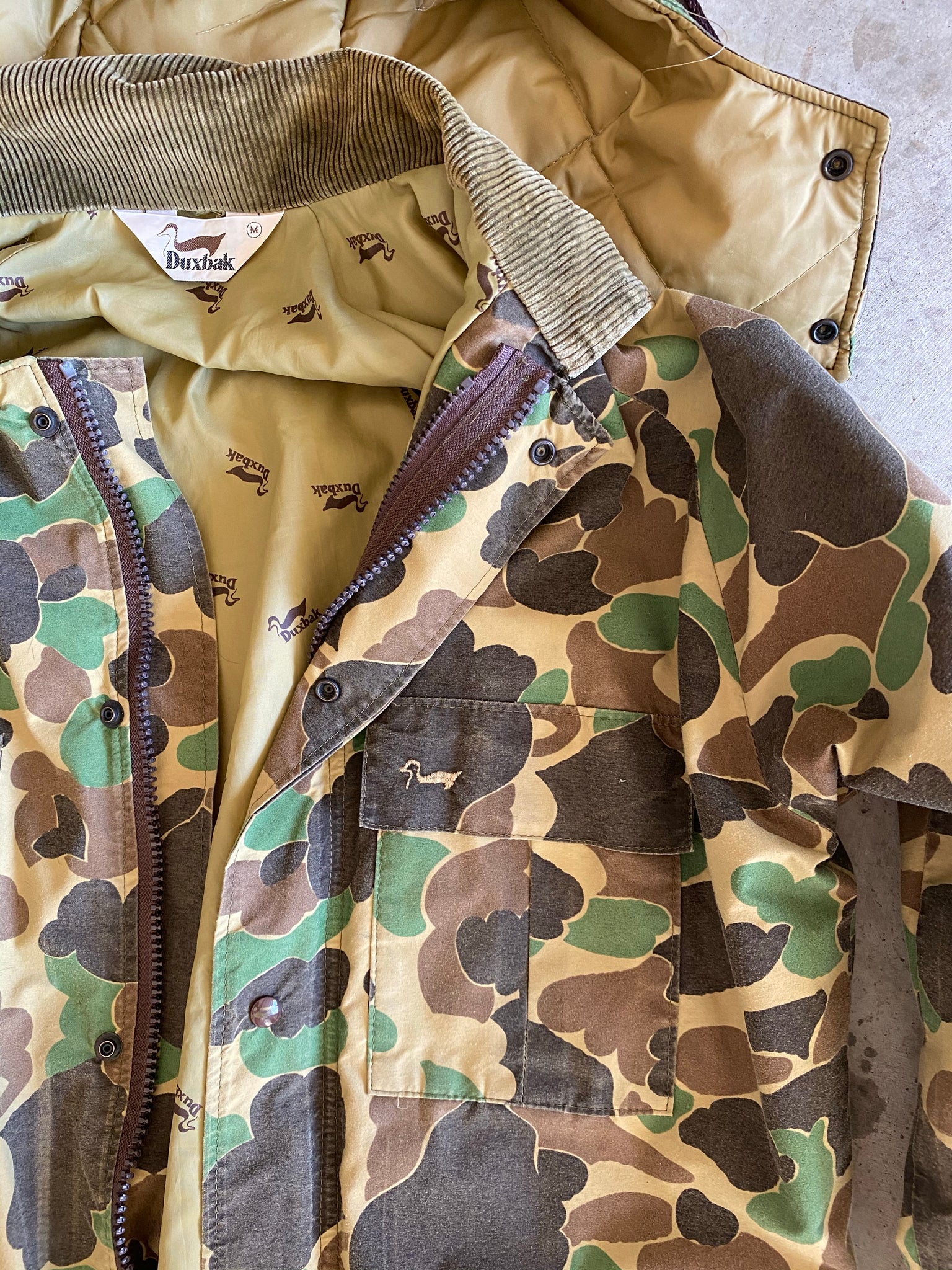 が登場 【VINTAGE】duxbak duck hanter camo jacket ...