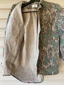Mossy Oak Denim Greenleaf Shirt (L) and Pants (36x34)