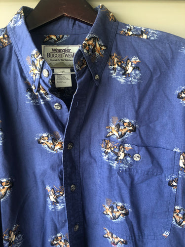 Wrangler Mallard & Woodduck Pattern Shirt (XL)