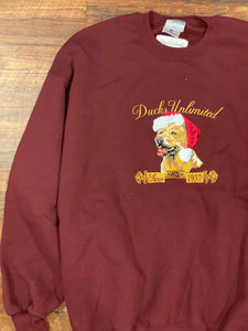 Ducks Unlimited Good Boy Santa Sweatshirt (XL)