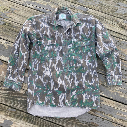 Mossy Oak Greenleaf Chamois Shirt (S/M)🇺🇸