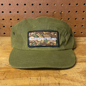 Duxbak Camoretro Patch 5-Panel Hat w/ Custom Strap 🇺🇸 Made