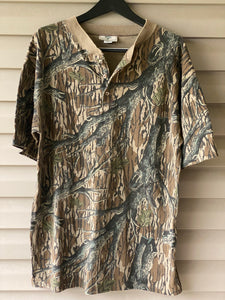 Mossy Oak Treestand Henley Shirt (XL)