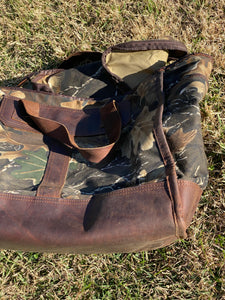 90’s McAlister Waxed Canvas Realtree Advantage Carry Bag 🇺🇸