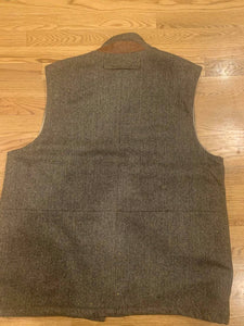 Orvis Herringbone 100% Wool Vest