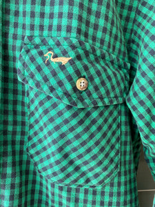 Duxbak Green Plaid Shirt (L)