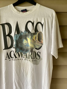 1996 Bass Ackwards Shirt (XL)