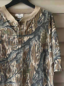 Mossy Oak Treestand Henley Shirt (XL)