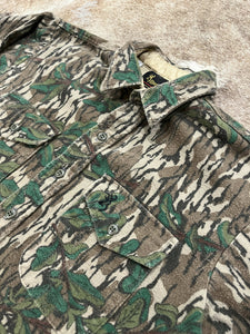 Browning Original Chamois Mossy Oak Greenleaf Button Up Size (L) 🇺🇸