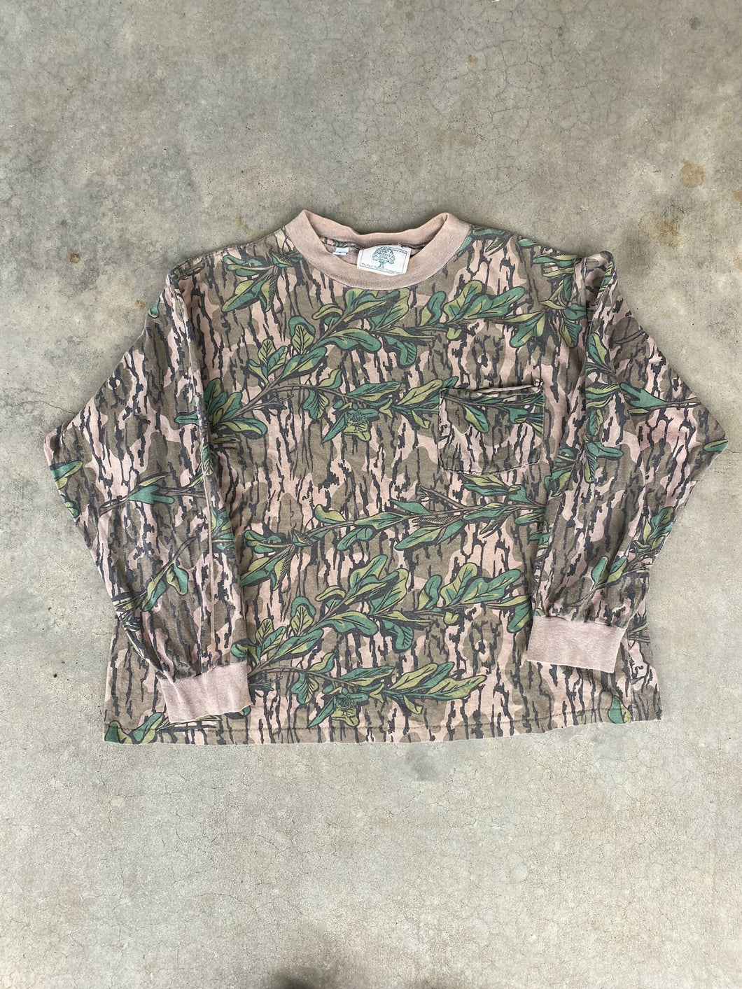 Vintage Mossy Oak GreenLeaf Camo Longsleeve (M/L) 🇺🇸