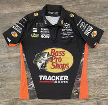 Load image into Gallery viewer, NASCAR Martin Truex Jr. / BASS PRO SHOPS / True Timber Camo Race-Used Pit Crew Shirt LARGE